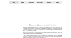 Desktop Screenshot of hotelporfirio.com